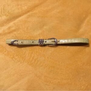 Elegant Tan Leather Belt